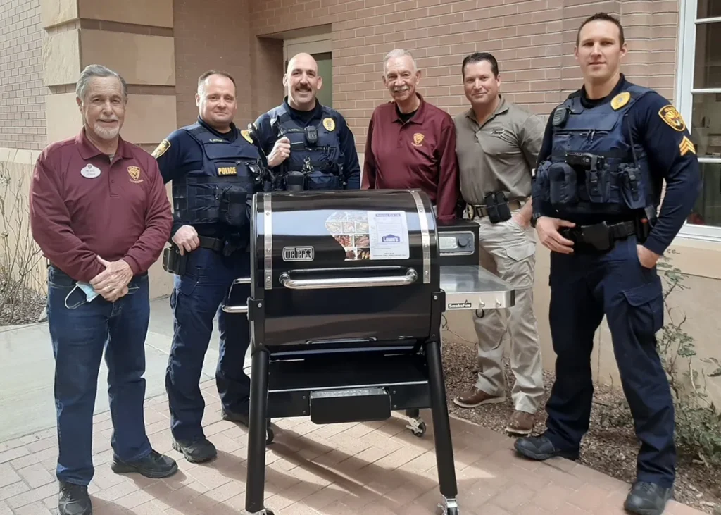 Officers and Grill